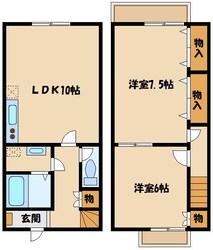 屋敷の物件間取画像